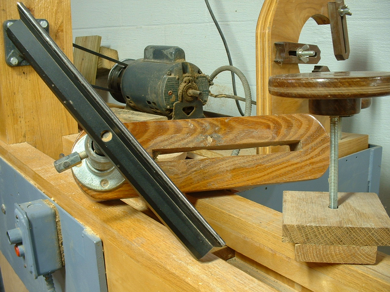 Homebuilt Wood Lathe