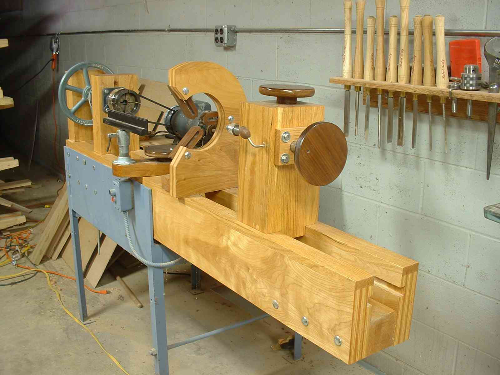 Home Built Wood Lathe